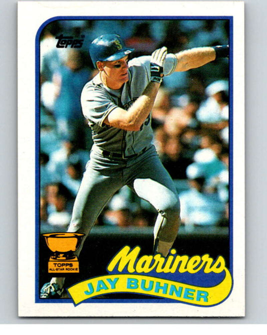 1989 Topps Baseball #223 Jay Buhner  Seattle Mariners  Image 1