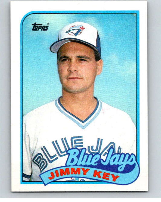 1989 Topps Baseball #229 Jimmy Key  Toronto Blue Jays  Image 1