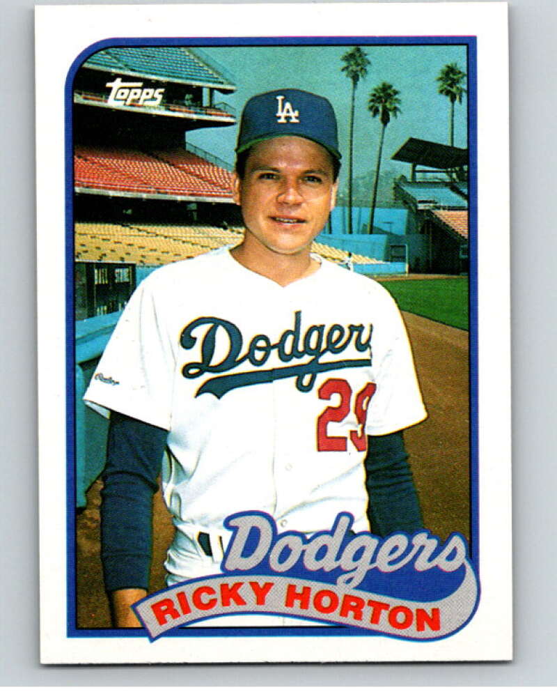 1989 Topps Baseball #232 Ricky Horton Los Angeles Dodgers Image 1