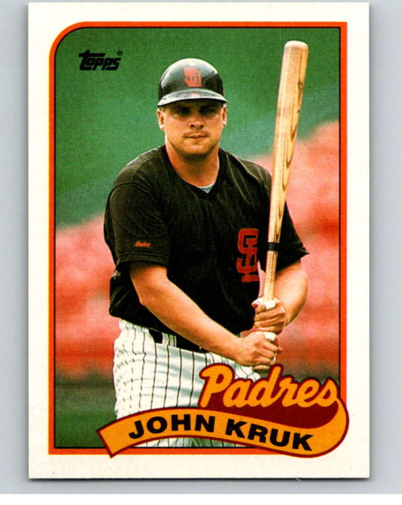 1989 Topps Baseball #235 John Kruk San Diego Padres Image 1