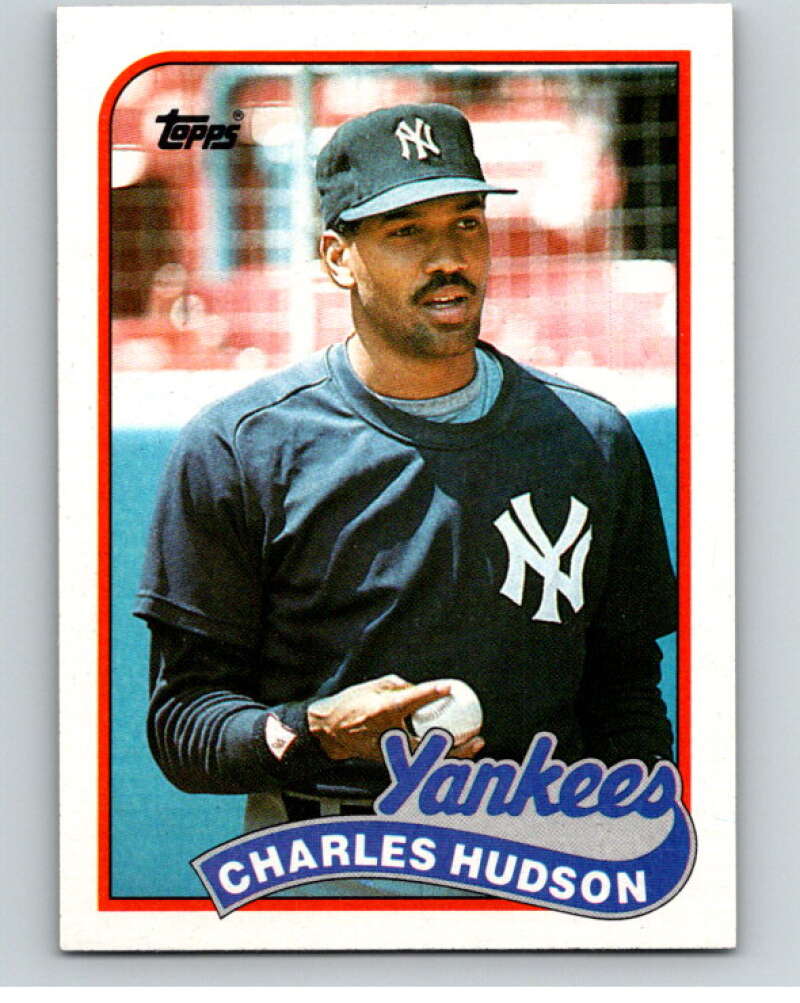 1989 Topps Baseball #236 Charles Hudson New York Yankees Image 1