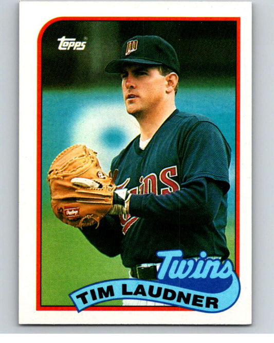 1989 Topps Baseball #239 Tim Laudner  Minnesota Twins  Image 1
