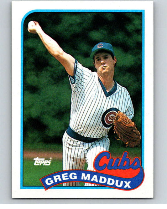 1989 Topps Baseball #240 Greg Maddux  Chicago Cubs  Image 1