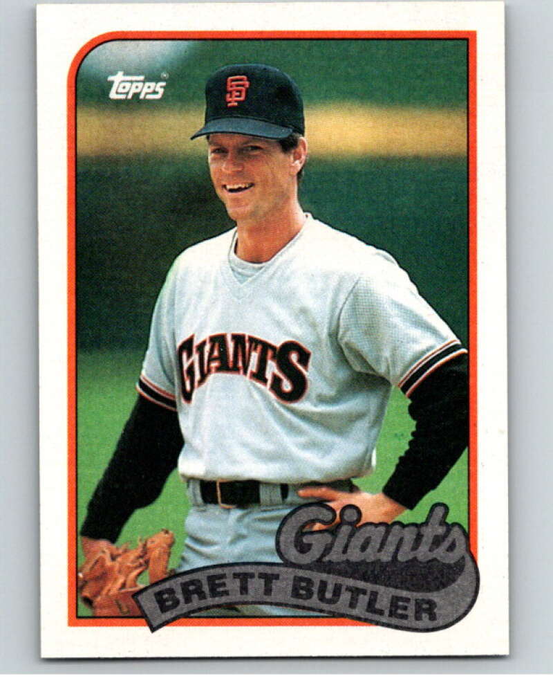 1989 Topps Baseball #241 Brett Butler San Francisco Giants Image 1