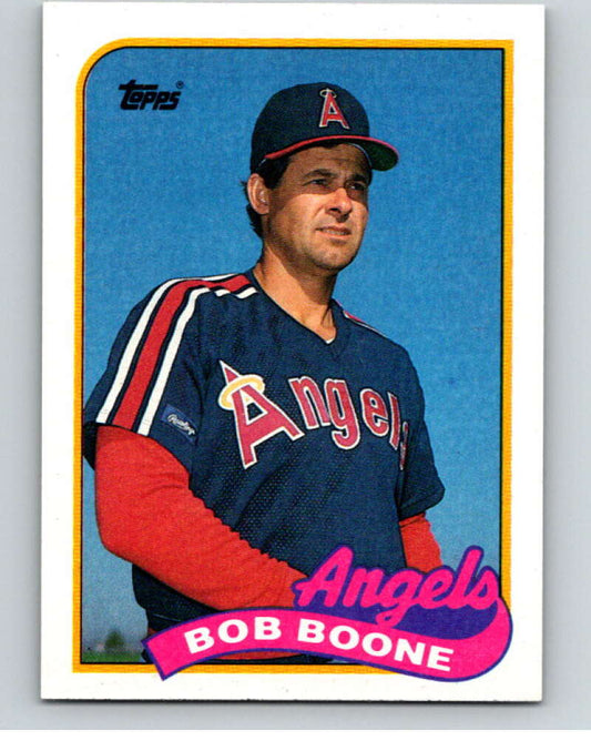 1989 Topps Baseball #243 Bob Boone  California Angels  Image 1