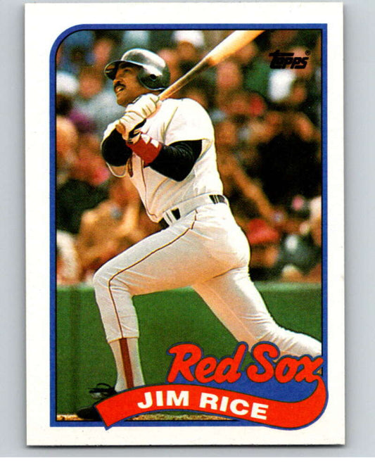 1989 Topps Baseball #245 Jim Rice  Boston Red Sox  Image 1