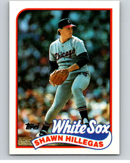 1989 Topps Baseball #247 Shawn Hillegas  Chicago White Sox  Image 1