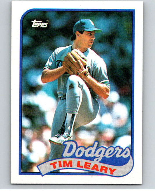 1989 Topps Baseball #249 Tim Leary  Los Angeles Dodgers  Image 1