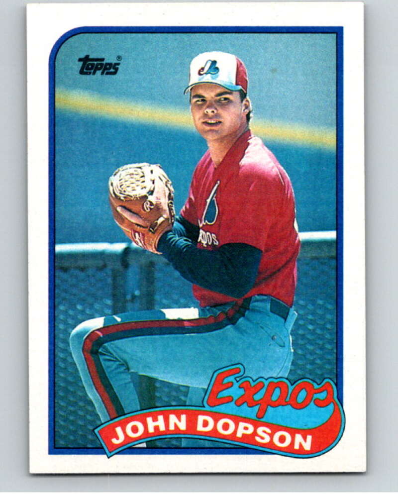 1989 Topps Baseball #251 John Dopson RC Rookie Montreal Expos Image 1
