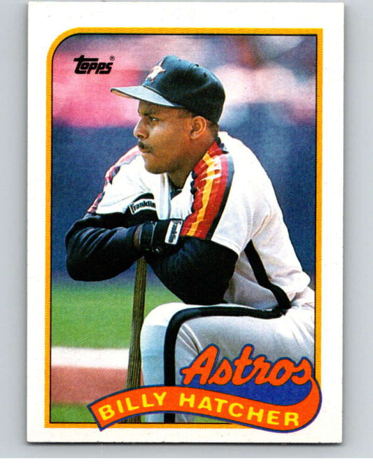 1989 Topps Baseball #252 Billy Hatcher  Houston Astros  Image 1