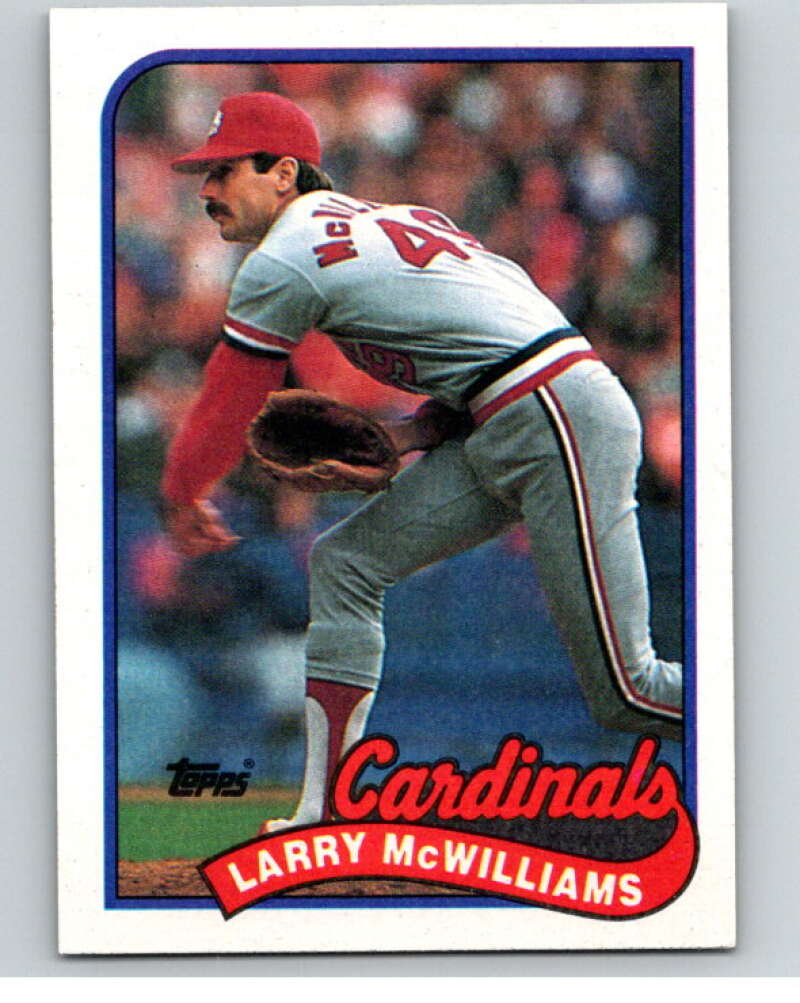 1989 Topps Baseball #259 Larry McWilliams St. Louis Cardinals Image 1