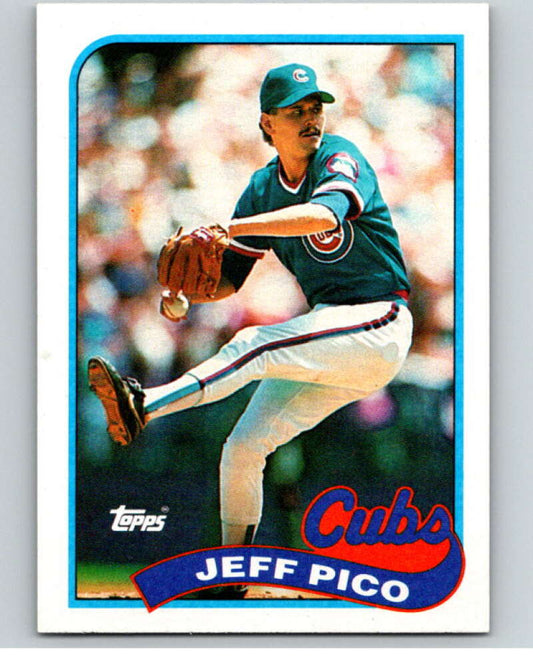 1989 Topps Baseball #262 Jeff Pico  Chicago Cubs  Image 1