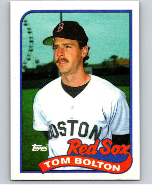 1989 Topps Baseball #269 Tom Bolton  Boston Red Sox  Image 1