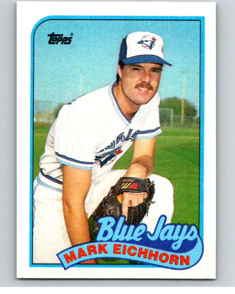 1989 Topps Baseball #274 Mark Eichhorn Toronto Blue Jays Image 1