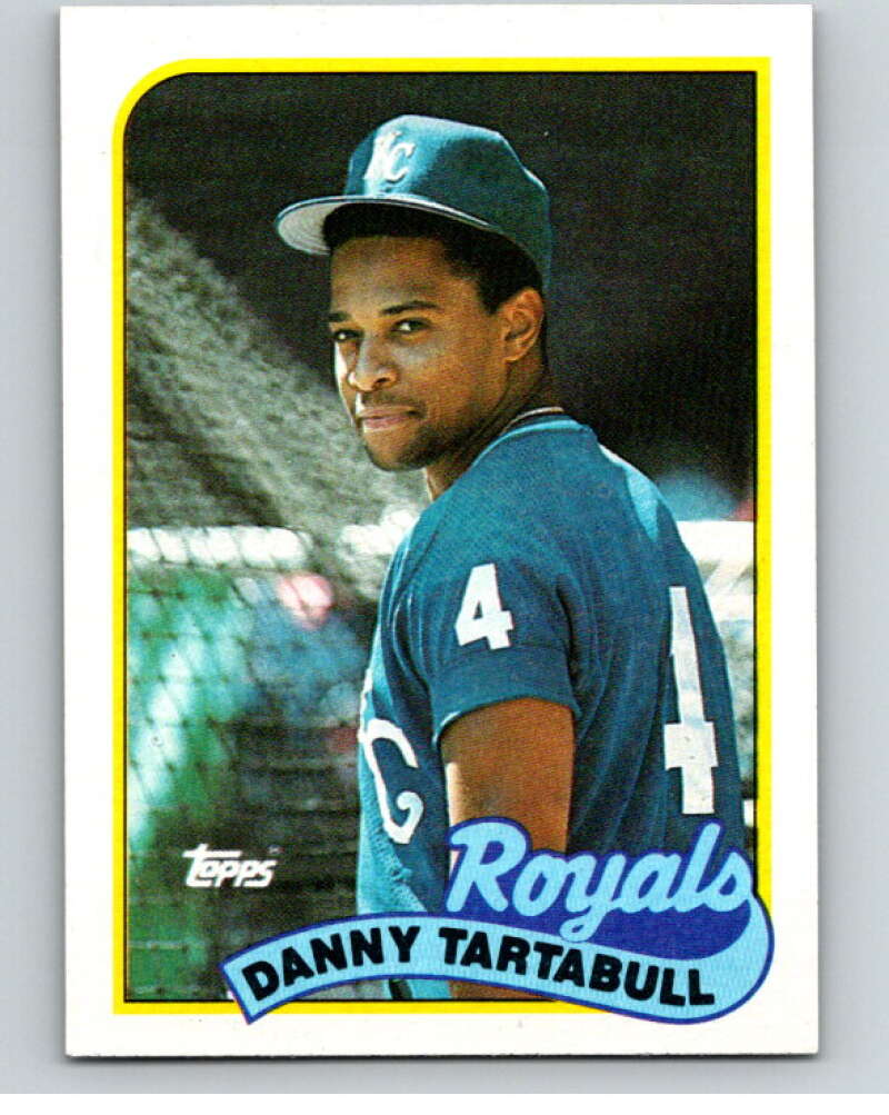 1989 Topps Baseball #275 Danny Tartabull UER Kansas City Royals Image 1