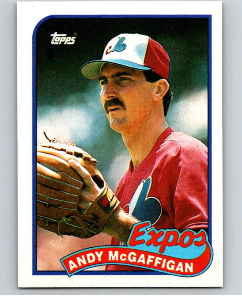 1989 Topps Baseball #278 Andy McGaffigan Montreal Expos Image 1