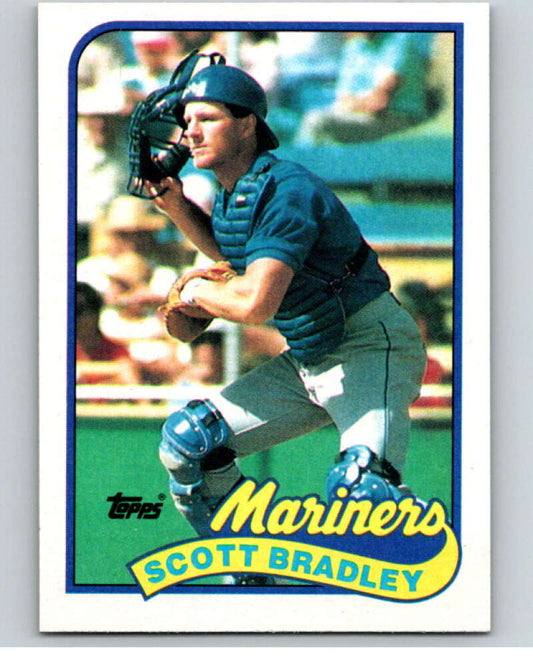 1989 Topps Baseball #279 Scott Bradley  Seattle Mariners  Image 1