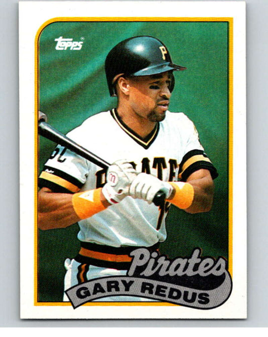 1989 Topps Baseball #281 Gary Redus  Pittsburgh Pirates  Image 1