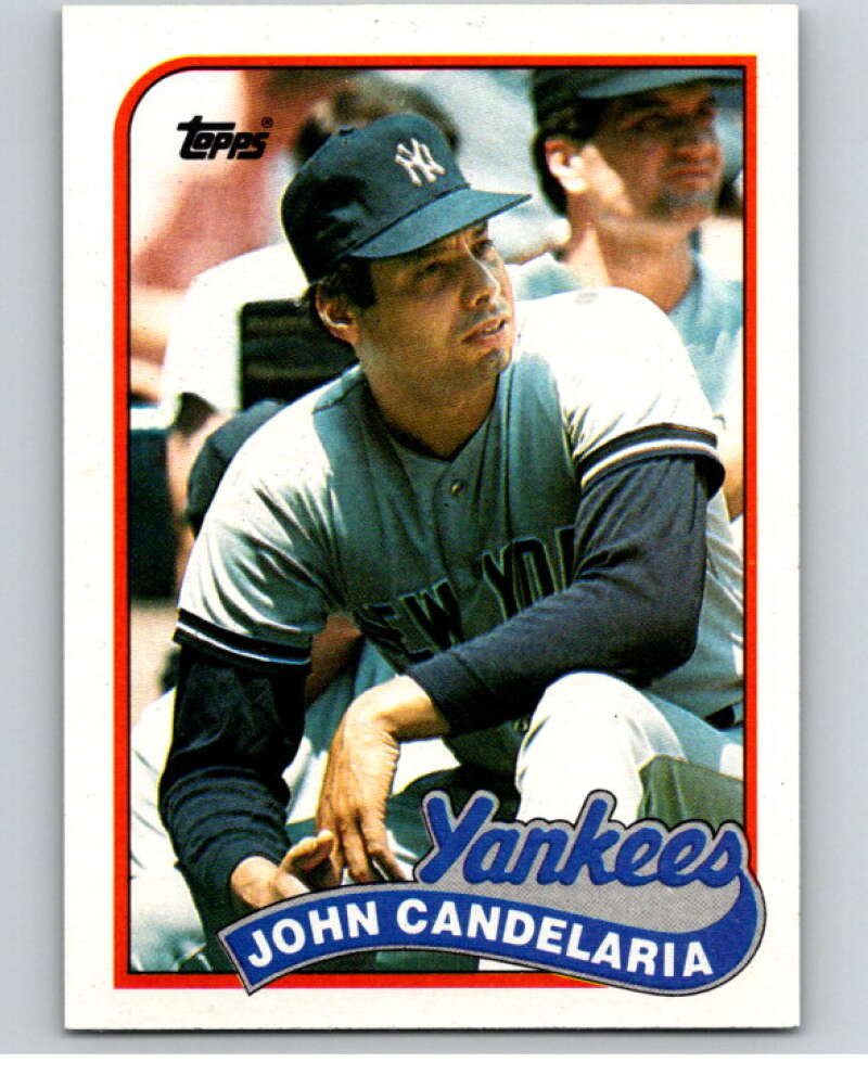 1989 Topps Baseball #285 John Candelaria New York Yankees Image 1