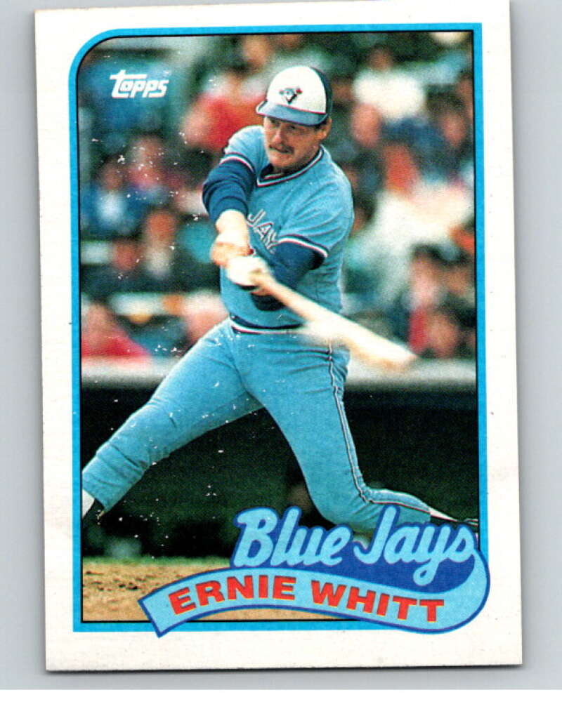 1989 Topps Baseball #289 Ernie Whitt Toronto Blue Jays Image 1