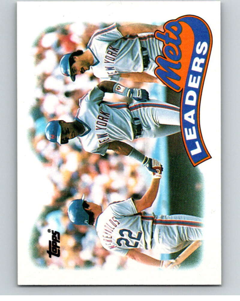 1989 Topps Baseball #291 Darryl Strawberry/Kevin McReynolds/Keith Hernandez Image 1