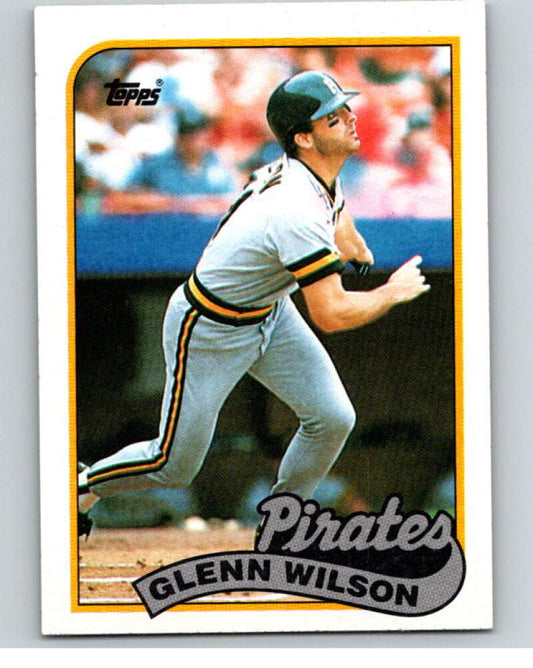 1989 Topps Baseball #293 Glenn Wilson  Pittsburgh Pirates  Image 1