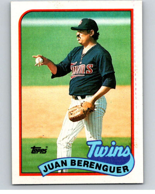 1989 Topps Baseball #294 Juan Berenguer  Minnesota Twins  Image 1
