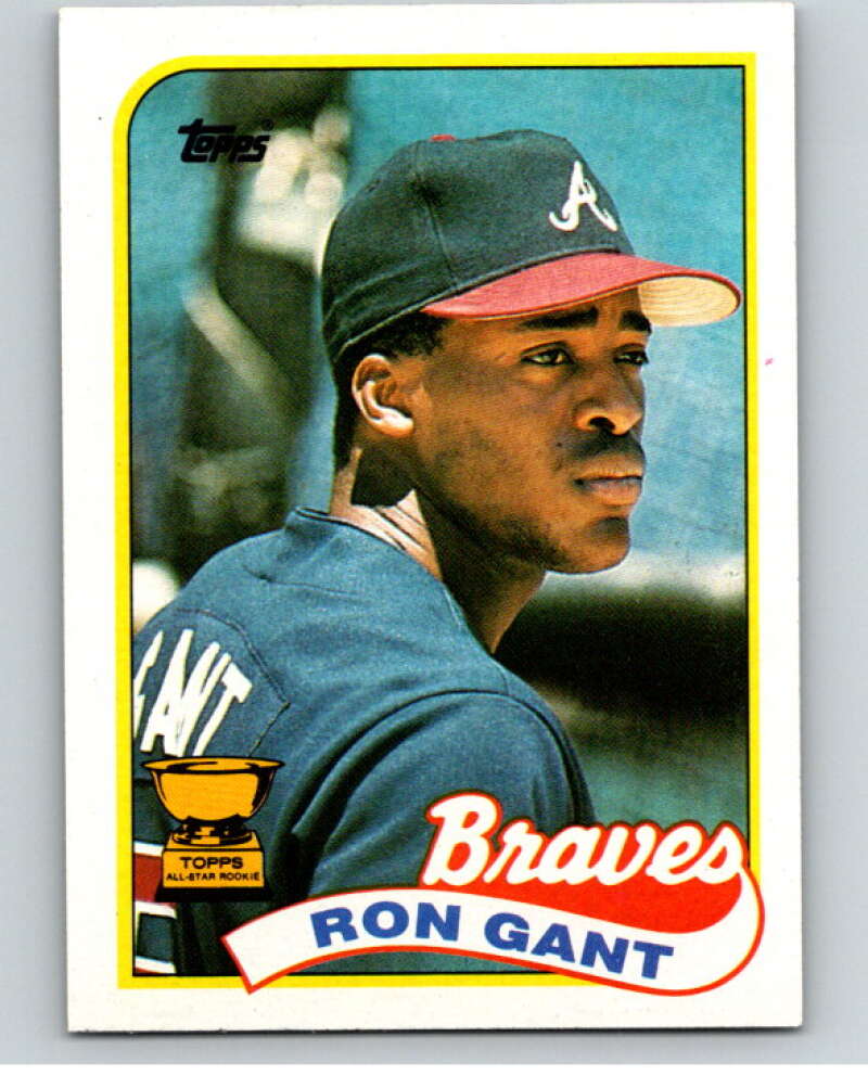 1989 Topps Baseball #296 Ron Gant AS Atlanta Braves Image 1
