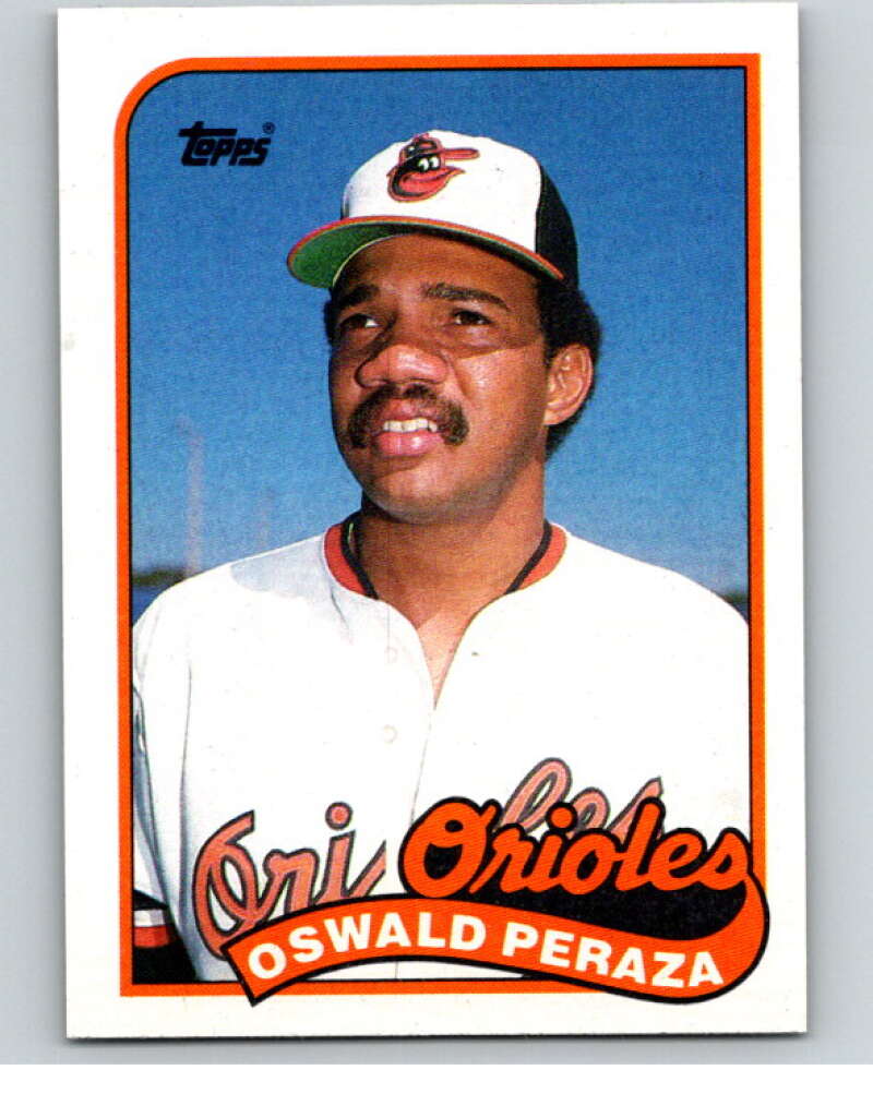 1989 Topps Baseball #297 Oswaldo Peraza Baltimore Orioles Image 1