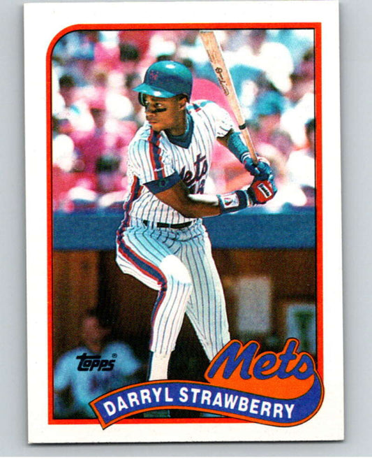 1989 Topps Baseball #300 Darryl Strawberry  New York Mets  Image 1
