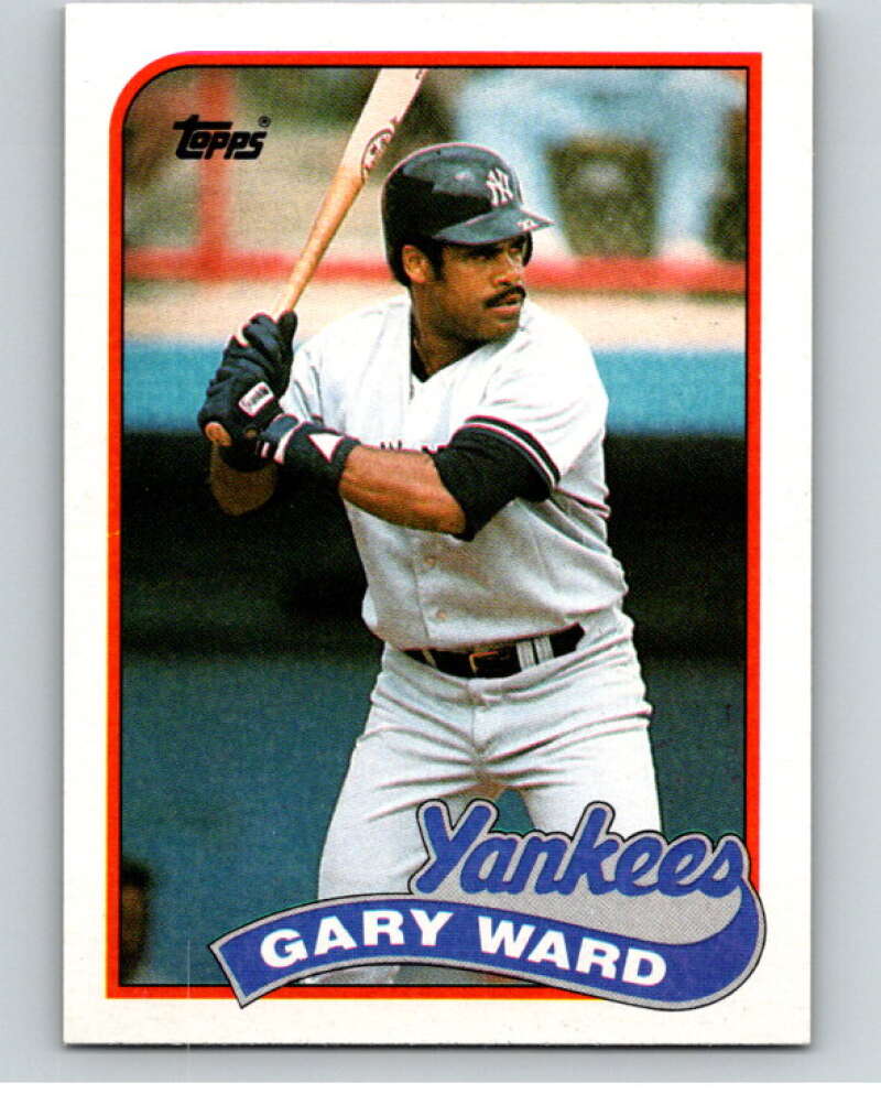 1989 Topps Baseball #302 Gary Ward New York Yankees Image 1