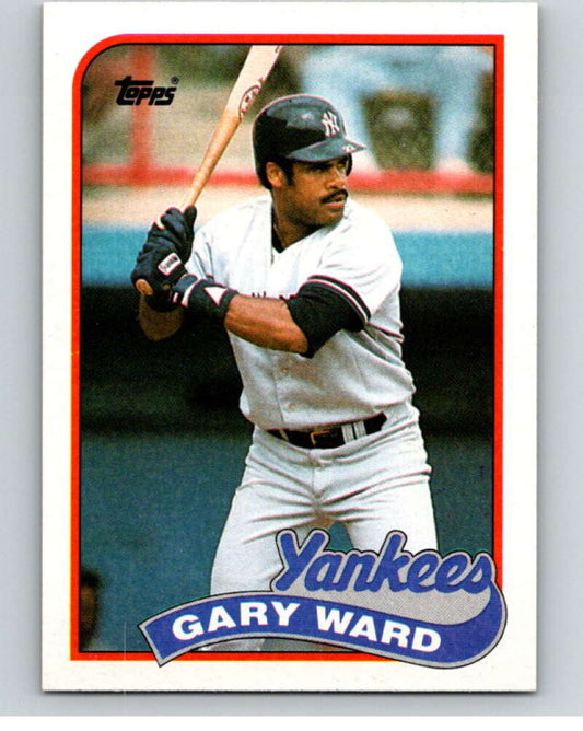1989 Topps Baseball #302 Gary Ward  New York Yankees  Image 1