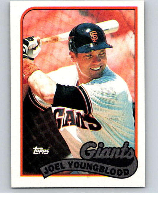 1989 Topps Baseball #304 Joel Youngblood  San Francisco Giants  Image 1