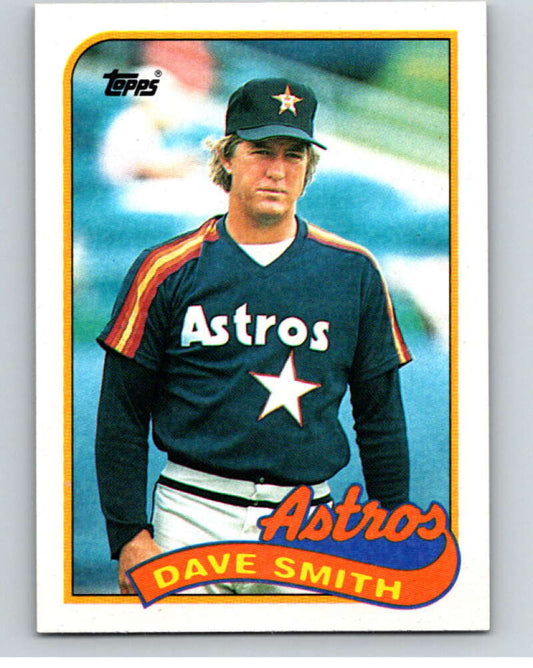 1989 Topps Baseball #305 Dave Smith  Houston Astros  Image 1