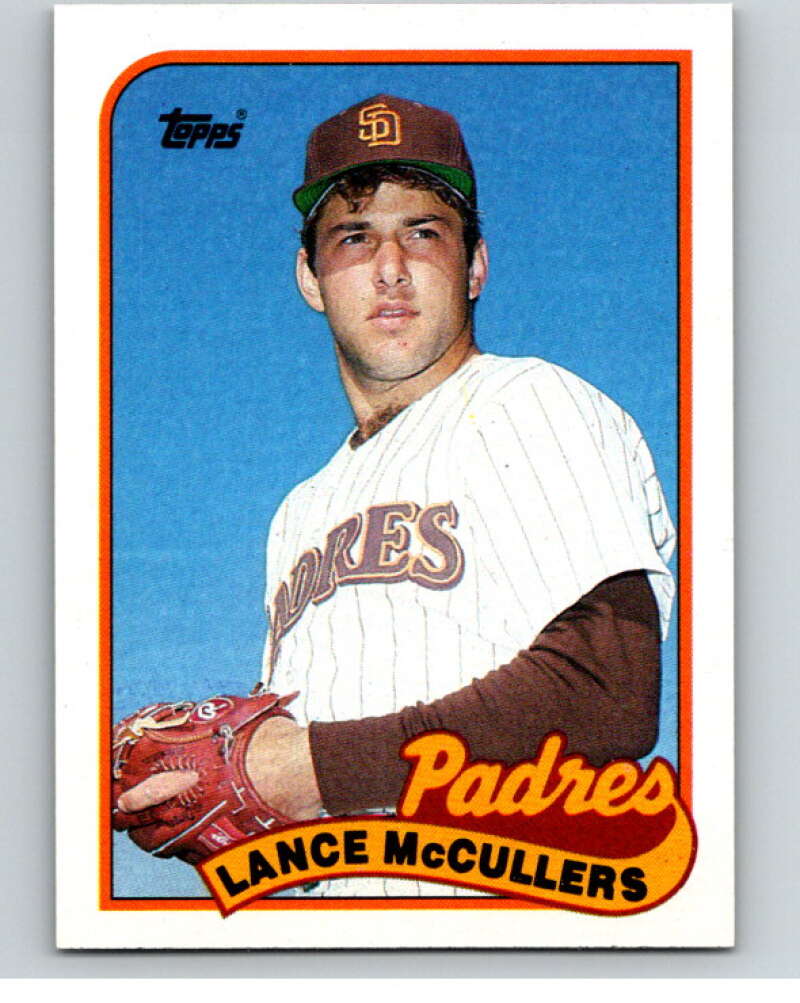 1989 Topps Baseball #307 Lance McCullers San Diego Padres Image 1