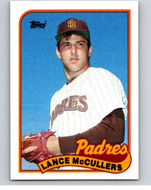 1989 Topps Baseball #307 Lance McCullers  San Diego Padres  Image 1