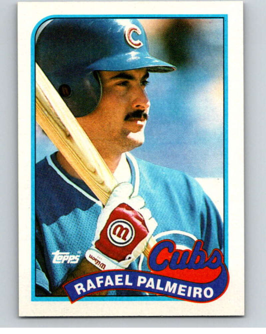 1989 Topps Baseball #310 Rafael Palmeiro  Chicago Cubs  Image 1
