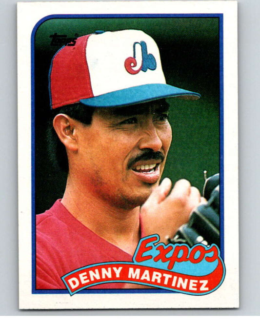1989 Topps Baseball #313 Dennis Martinez  Montreal Expos  Image 1