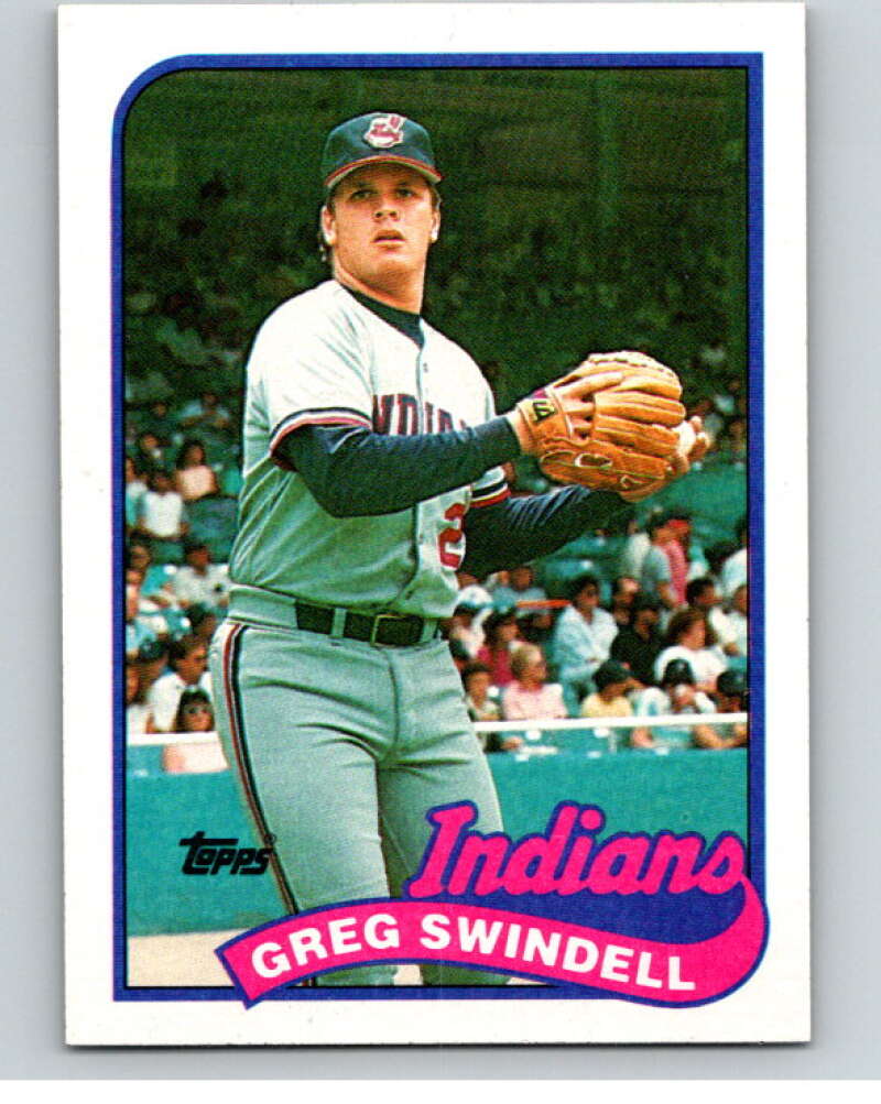 1989 Topps Baseball #315 Greg Swindell Cleveland Indians Image 1