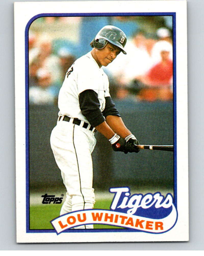 1989 Topps Baseball #320 Lou Whitaker Detroit Tigers Image 1