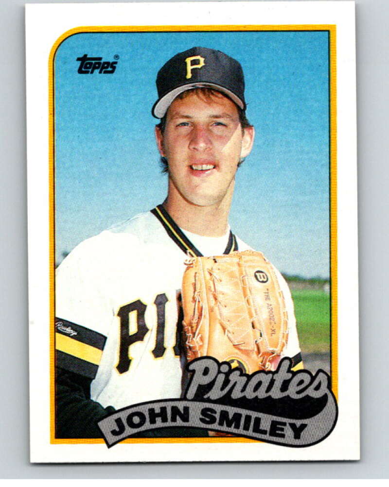 1989 Topps Baseball #322 John Smiley Pittsburgh Pirates Image 1