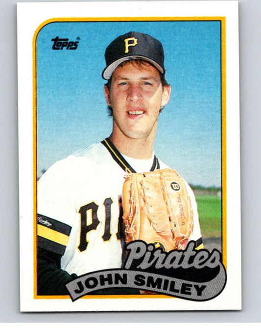 1989 Topps Baseball #322 John Smiley  Pittsburgh Pirates  Image 1