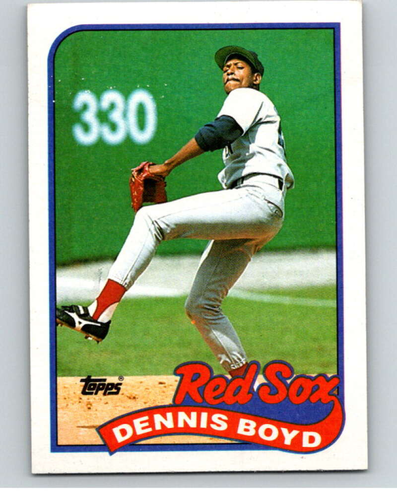 1989 Topps Baseball #326 Oil Can Boyd Boston Red Sox Image 1