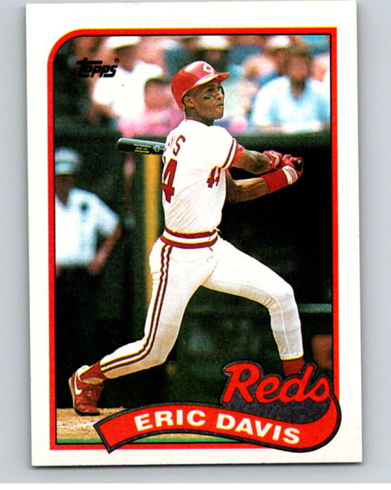1989 Topps Baseball #330 Eric Davis Cincinnati Reds Image 1