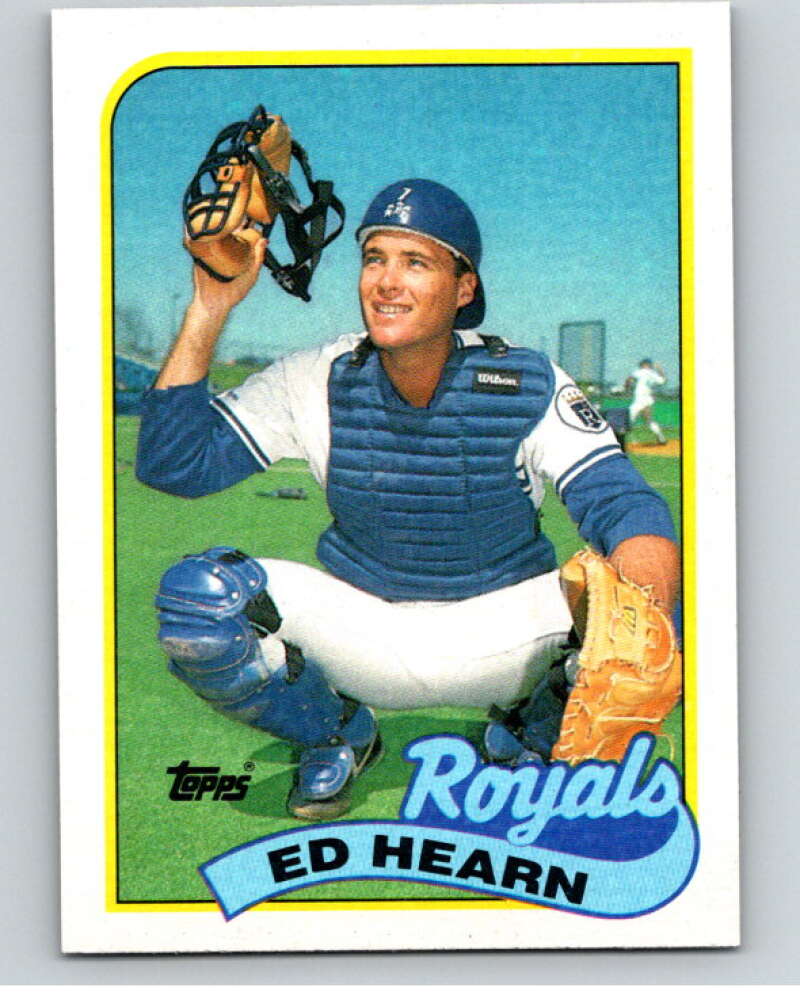 1989 Topps Baseball #348 Ed Hearn Kansas City Royals Image 1
