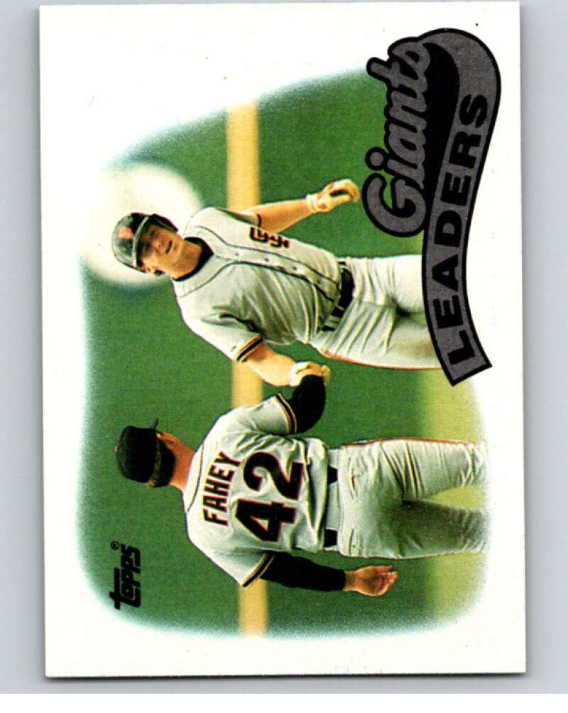 1989 Topps Baseball #351 Bob Melvin San Francisco Giants TL Giants Image 1