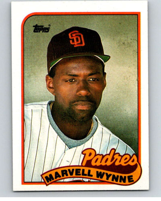 1989 Topps Baseball #353 Marvell Wynne  San Diego Padres  Image 1