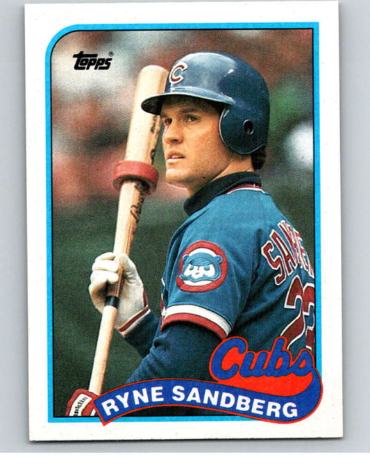 1989 Topps Baseball #360 Ryne Sandberg  Chicago Cubs  Image 1