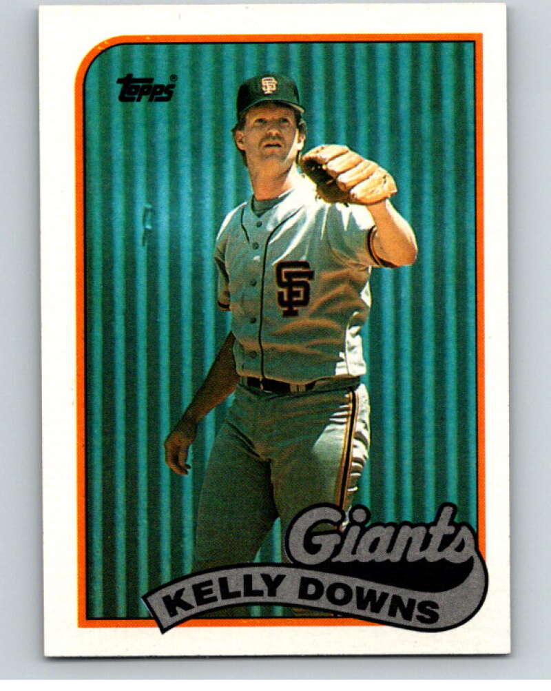 1989 Topps Baseball #361 Kelly Downs San Francisco Giants Image 1