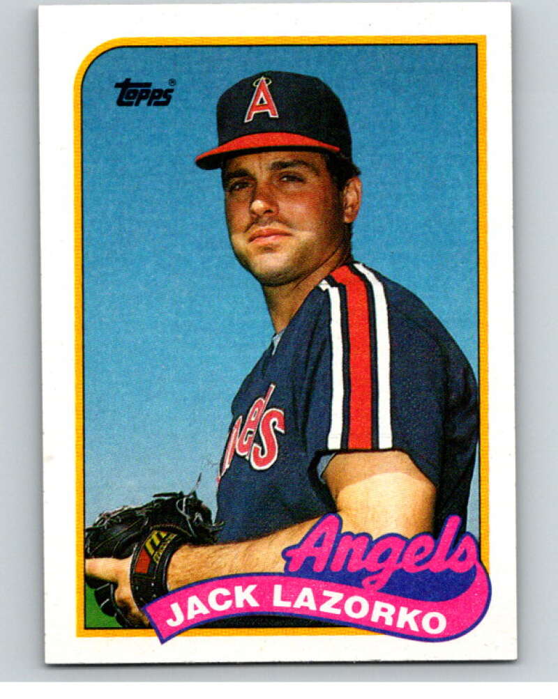 1989 Topps Baseball #362 Jack Lazorko California Angels Image 1